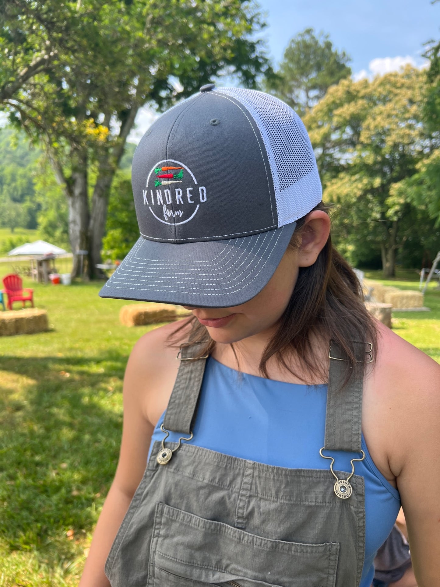 Kindred Logo Grey Fabric Hat