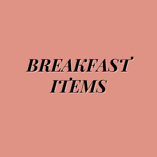 Breakfast Items - November 2nd