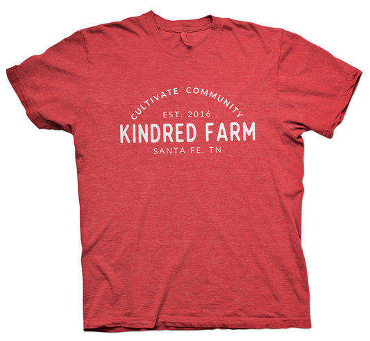 "Cultivate Community" T-Shirt - Red