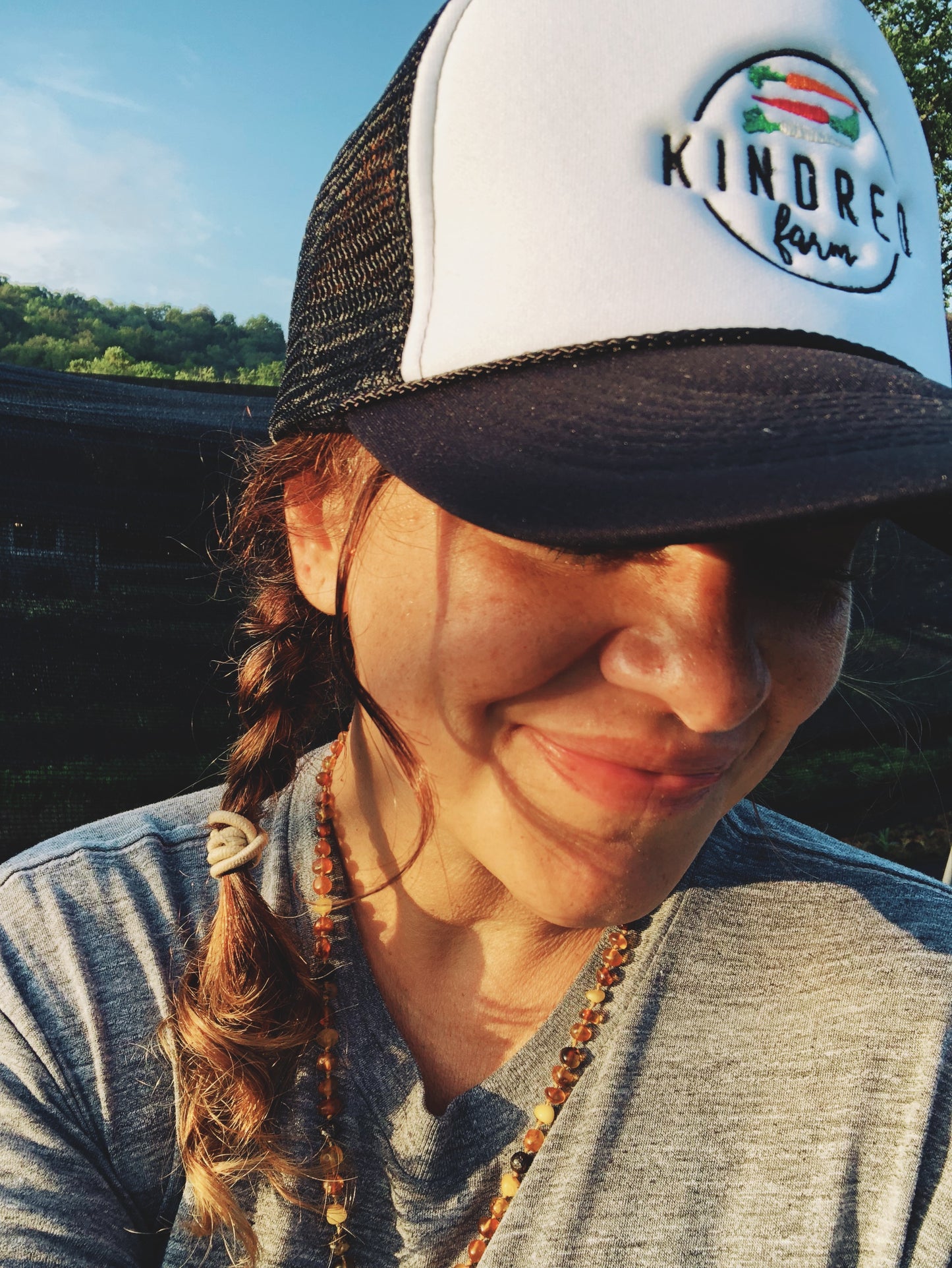 Kindred Logo Black+White Trucker Hat