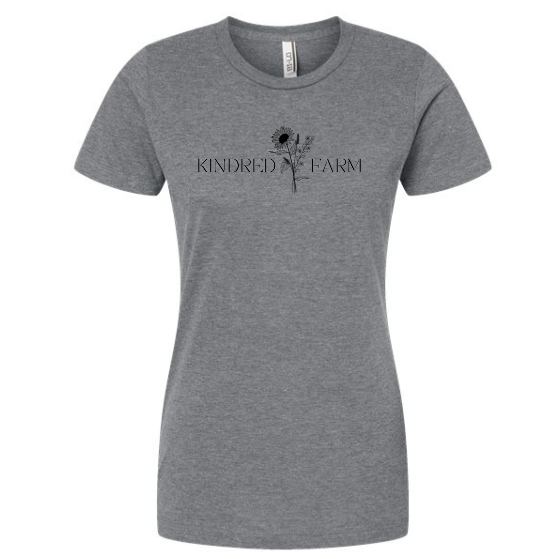 Women's Flower Logo T-Shirt - Heather Grey