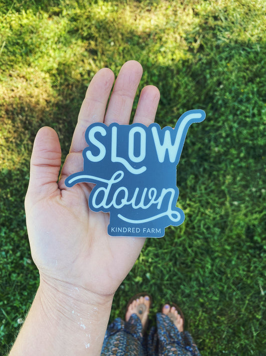 Sticker - "Slow Down"