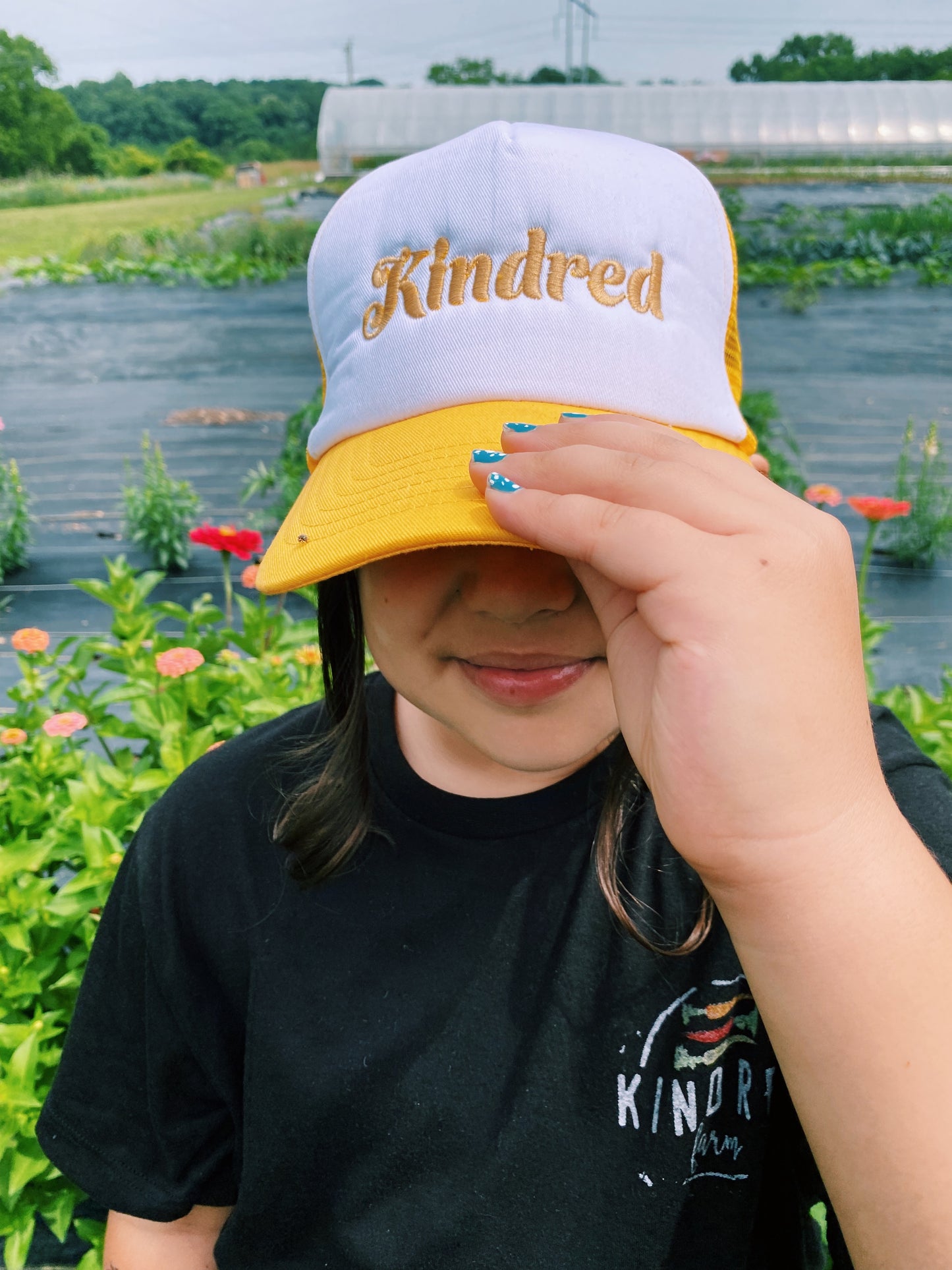 Kindred Yellow Trucker Hat