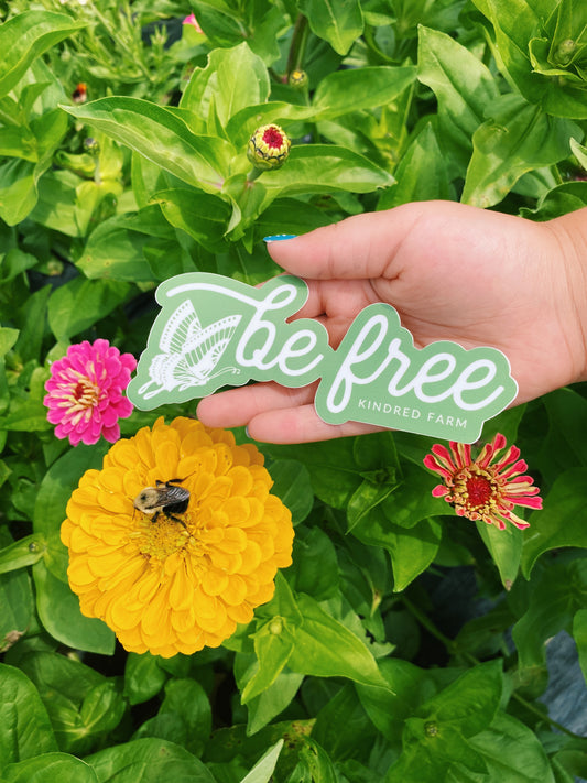 Sticker - "Be Free"